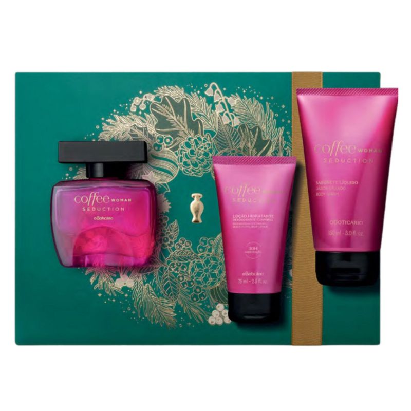 KIT PRESENTE COFFE WOMAN SEDUCTION (3 ITENS)